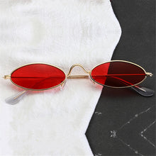 Load image into Gallery viewer, Red Oval Sunglass