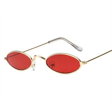 Load image into Gallery viewer, Red Oval Sunglass